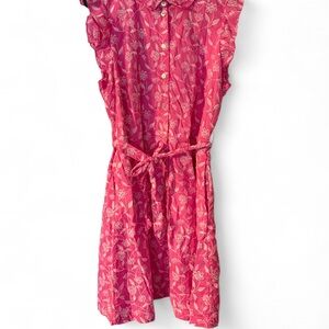 Draper James embroidered floral cap-sleeve dress